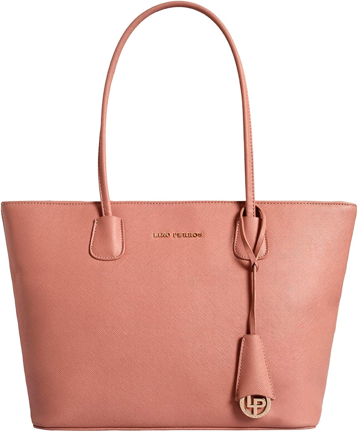 Buy Lino Perros Pink Leatherette Tote Bag at Amazon.in