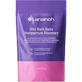 Lansinoh Sitz Bath Salts for Postpartum Care, 10 Ounces | Perineal Soak with Epsom Salt, Aloe Vera, Lavender &amp; Frankincense Oil