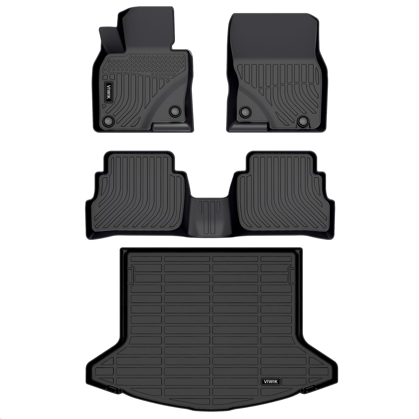 VIWIK Floor Mats Fit for Mazda CX-5 2025-2022 Heavy Duty Protection, TPE Anti-Slip Car Mats All Weather Custom Floor Liners for CX5 2022 2023 2024 2025 Image