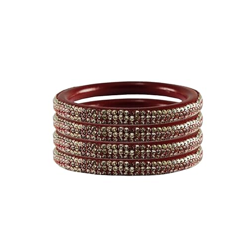 Bangle Set for Women (Red) (ban4151-2)