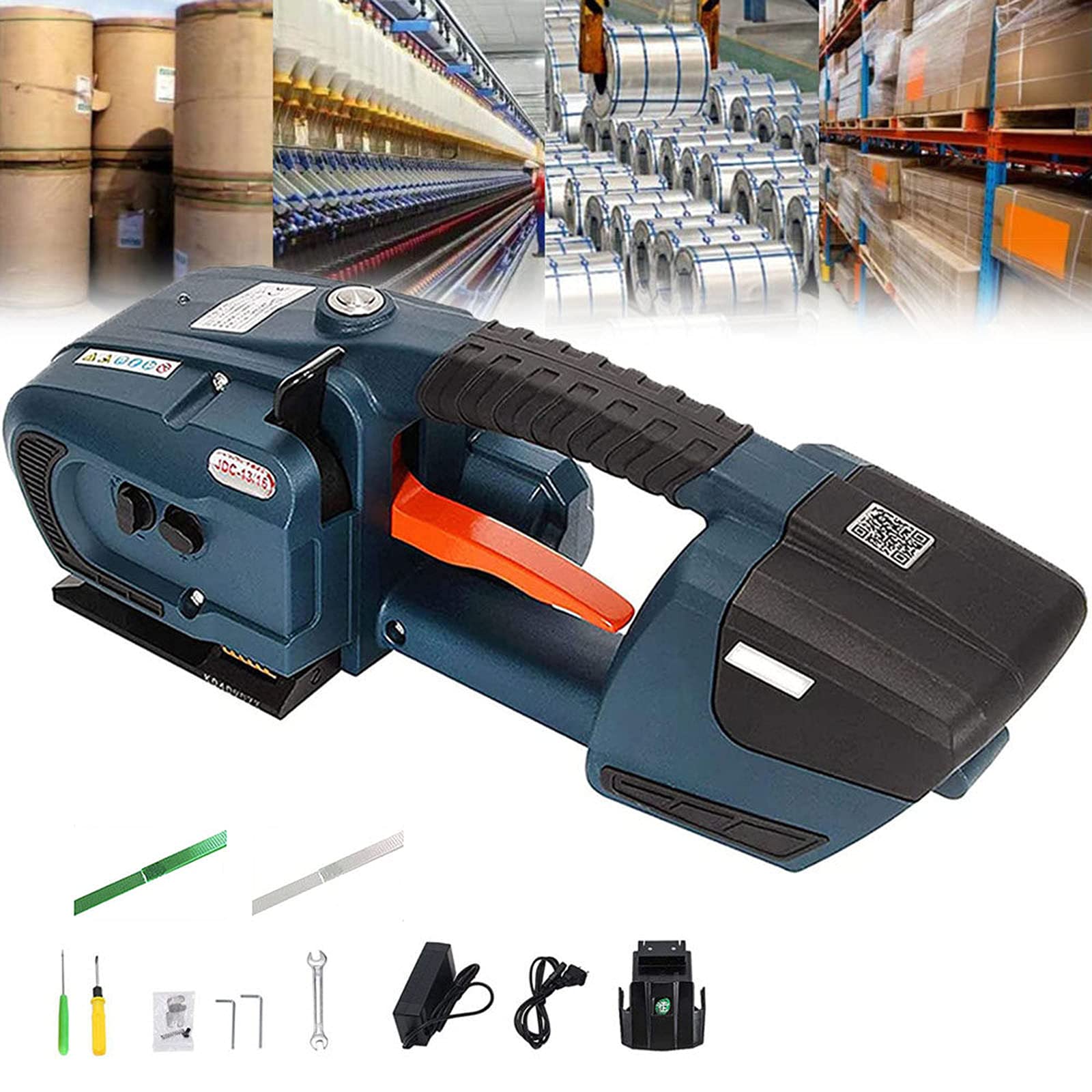 Automatic Strapping Tool For 1/25/8 Inch Wide PP/PET, Rechargeable