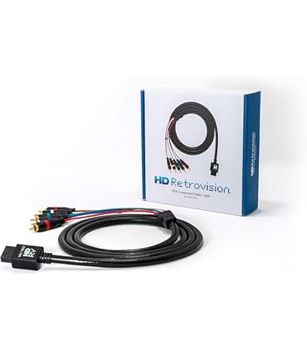 新品　HD Retrovision コンポーネントケーブル オス-オス Amazon | HDレトロビジョンYPbPrコンポーネントビデオオス-オス