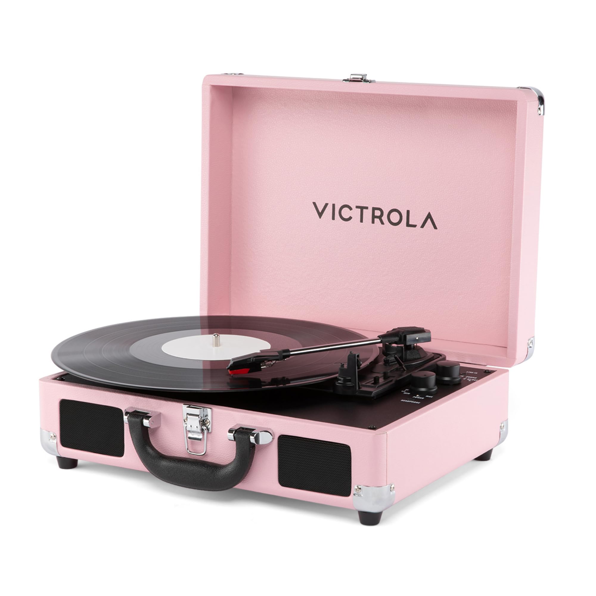 Victrola Journey II - Bluetooth Suitcase Record Player - Pink