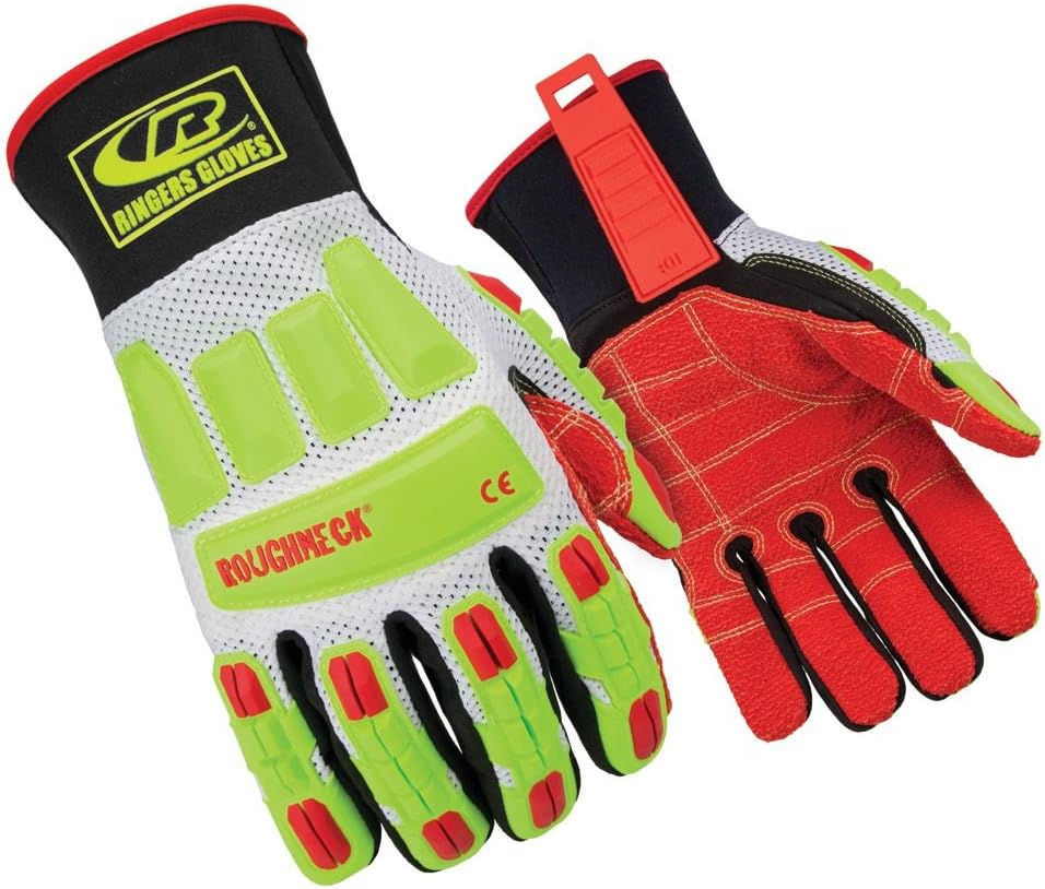 Ringers Gloves R298 Roughneck Vented, Heavy Duty Impact Glove