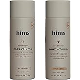 Hims Max Volume Shampoo & Conditioner Pack - Volumizing Shampoo and Conditioner for Men - Citrus Spice - Men's Natural Shampoo & Conditioner - 2 x 6.4 fl oz Bottles