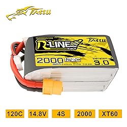 TATTU R-Line 14.8V 2000mAh 4S 120C FPV Lipo Battery
