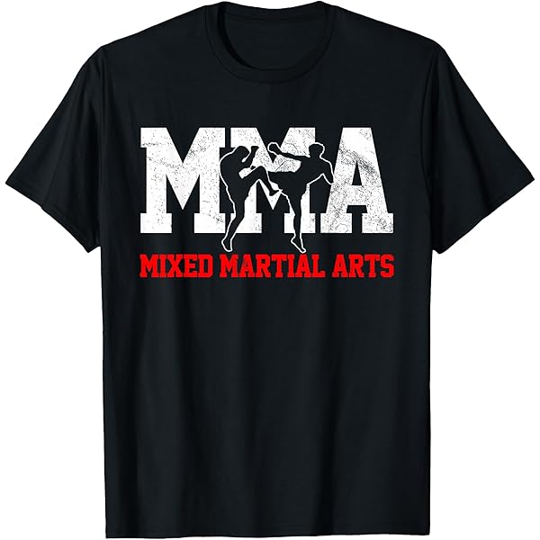 Amazon.com: Vintage Retro MMA Shirt Men Boys Fighter Mixed