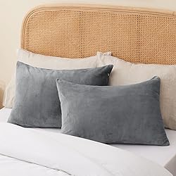 BEDELITE Flannel Pillowcases Standard Set of