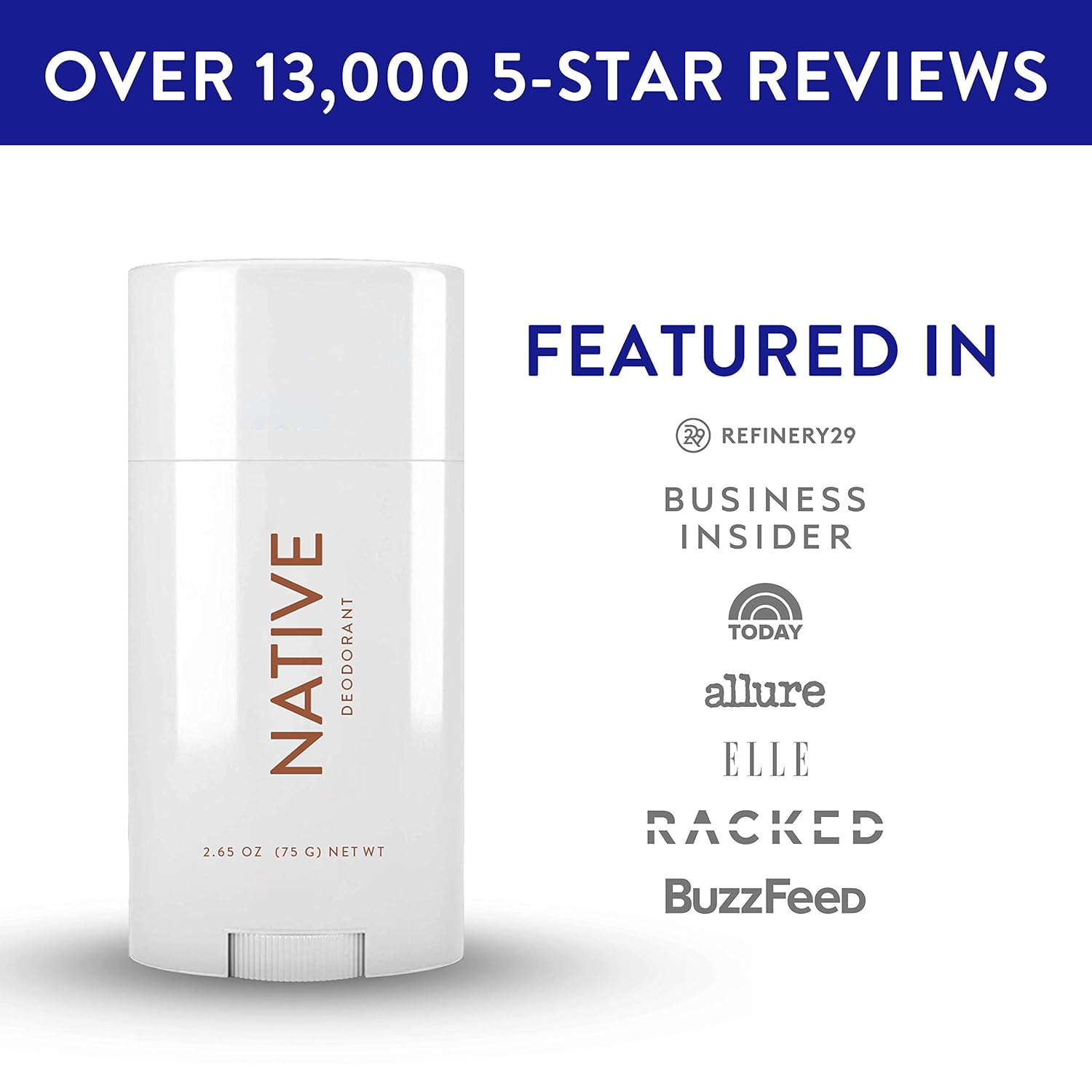 Native Deodorant - Natural Deodorant for Women and Men - Vegan, Gluten Free, Cruelty Free - Aluminum Free, Free of Parabens & Sulfates - Coconut & Vanilla : Beauty