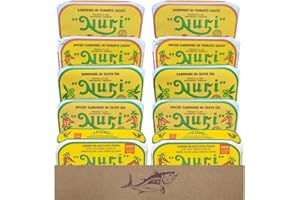 Seafood Aficionado 10 Pack Variety Gift Box Containing Nuri Portuguese Sardines