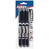Avery Marks-A-Lot Permanent Markers, Pen-Style