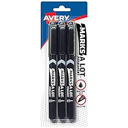 Avery Marks-A-Lot Permanent Markers, Pen-Style