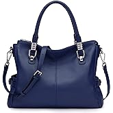 S-ZONE Women Genuine Leather Handbag Shoulder Purse Satchel Tote Crossbody Bag