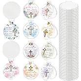 100 Pcs Christian Gifts Compact Mirror Bulk Bible Verse Folding Compact Mirrors Inspirational Small Pocket Purse Makeup Mirror God Says You Are Gifts for Women Valentine's Day Church Party Favors