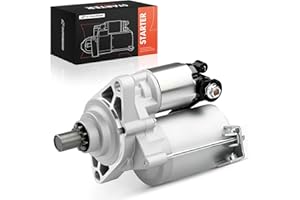 A-Premium Starter Motor Compatible with Honda Civic Acura EL 1998 1999 2000 2001 2002 2003 2004 2005, 1.6L 1.7L, 12V 1.2KW 9T