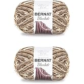 Bernat Velvet White Garen - Pack van 300g - Polyester - #5 Volumineus - 300 Yards - Breien & Haken