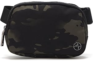 Pander Unisex Belt Bag Fanny Pack for Women with Adjustable Strap, Small Waist Pouch for Workout Running Traveling Hiking