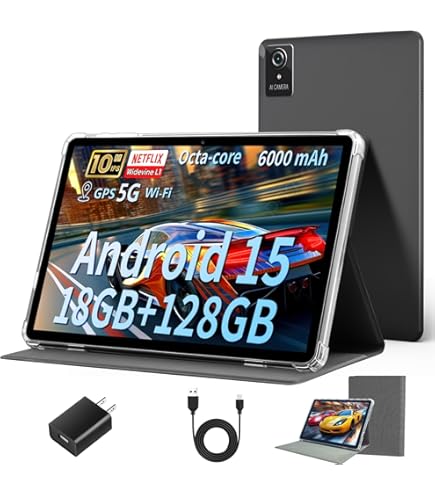 Amazon.com : JUNYANG Android 15 Tablet 10.1 Inch, 12GB RAM 128GB