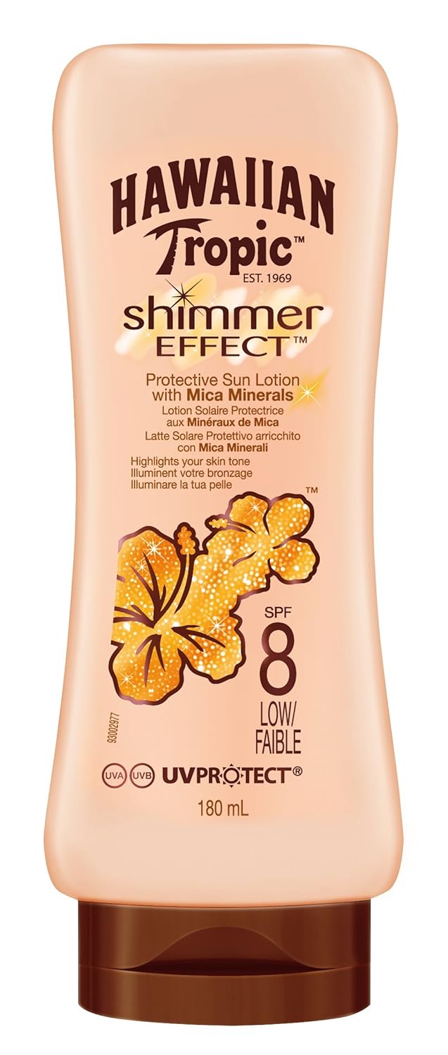 Hawaiian Tropic SPF 8 Shimmer Effect Sun Lotion Amazon.co.uk Health