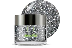 SNS HEALTHY NATURAL NAILS SNS Nail Dip Powder, Gelous Color Dipping Powder - Alaskan Cruise (Gray Metallics/Silver, Glitter) - Long-Lasting Dip Nail Color Lasts up to 14 days - Low-Odor & No UV Lamp Required - 1 oz