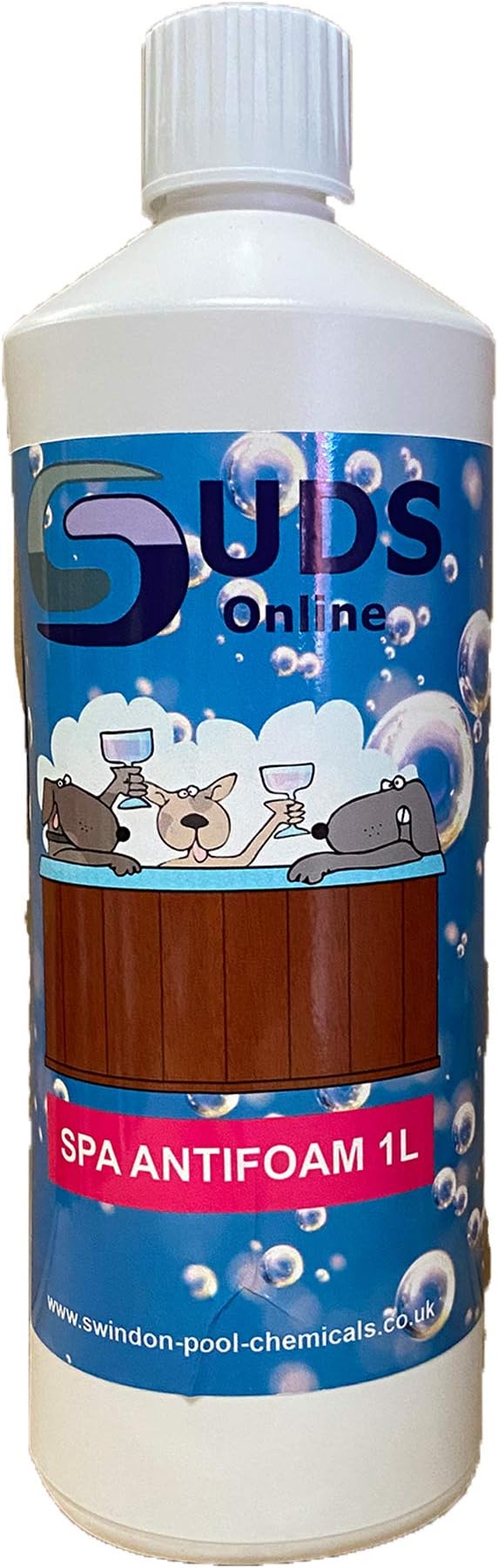 1 LITRE No Foam Away Anti Foamer Fix Foaming Chemicals Hot Tub Spa Hot tub Spas