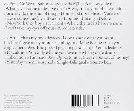 Popart The Hits Pet Shop Boys Amazon De Musik popart the hits