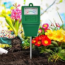 Naiades Soil Moisture Meter, Silver Plant Water Monitor