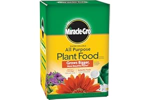 Miracle-Gro Water Soluble All Purpose Plant Food, For All Indoor or Outdoor Plants, Roses, Flowers, Vegetables, Houseplants, Trees, and Shrubs, 1.5 lbs
