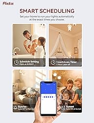 AIDA Smart Light Switch, Single Pole WiFi Smart