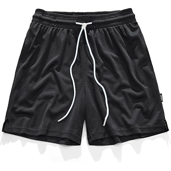 Amazon.com: AIMPACT Mens Mesh Shorts Breathable Double Layer