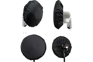 CODEAR Dustproof Cover for 16 Inch Oscillating Wall Mount Fan Storage,Waterproof Dust Cover for 16" Wall Mounted Fan,16"Oscillating Pedestal Floor Fan Dust Covers,Washable,Reusable, Lightweight,Black,1 Pack