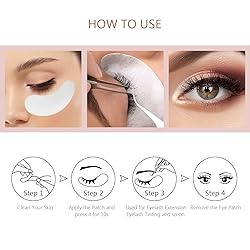 AHIER Eyepads Eyelash Extensions Lint Free, 100
