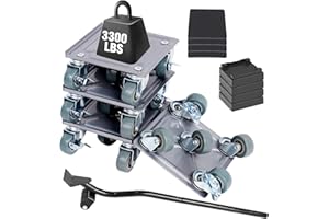 YSAEKYEO Furniture Dolly,Moving Dolly with 5 Wheels 360° Rotation,Carbon Steel Panel Heavy Duty Dolly,Furniture Lifter Mover Tool Set,Furniture Movers for Moving Heavy Furniture Sofa Cabinet Refrigerator Maxim