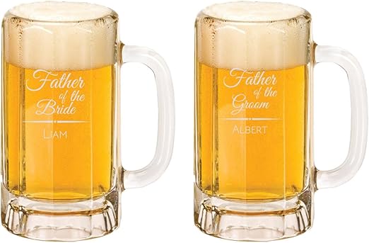 father of the bride beer mug