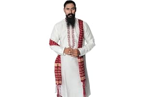 LADY DWIZA Indian Traditional Kurta Sherwani Dupatta Shawl Scarf For Men (Only Dupatta)