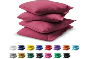 GoSports Premium Bean Bag (4 Set), Burgundy
