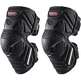 Scoyco Motocycle Knee Shin Pads for Adults - CE Level 1 Adjustable Motocross Knee Guards with TPU Protective & Dynamic Flex Racing Gear