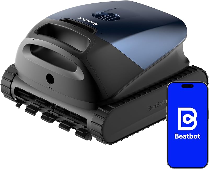 Sora 10 Robot Piscine sans Fil,25700 LPH,Capacité du Filtre 5L,Bleu