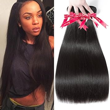 Amazon Com Subella Peruvian Virgin Straight Hair 3 Bundles 8a