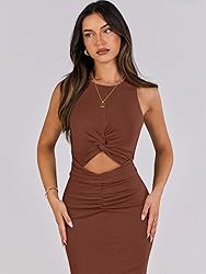 ANRABESS Womens Summer Formal Wedding Guest Dress