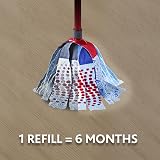 Vileda SuperMocio 3Action XL Mop Refill Pack of 2 - Machine Washable view 4