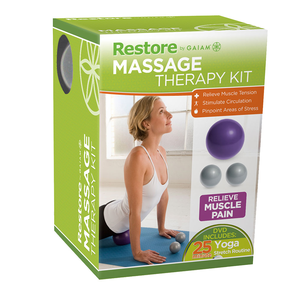 Gaiam Massage Therapy Kit Yoga Starter Sets Sports & Outdoors
