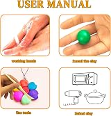 Artecho Polymer Clay Set 50 Colors with Tools Bake Oven DIY Crafts Gift view 3