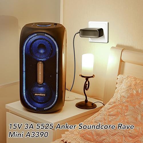 for Anker Soundcore Speaker Charger, TAIFU 15V AC Adapter for