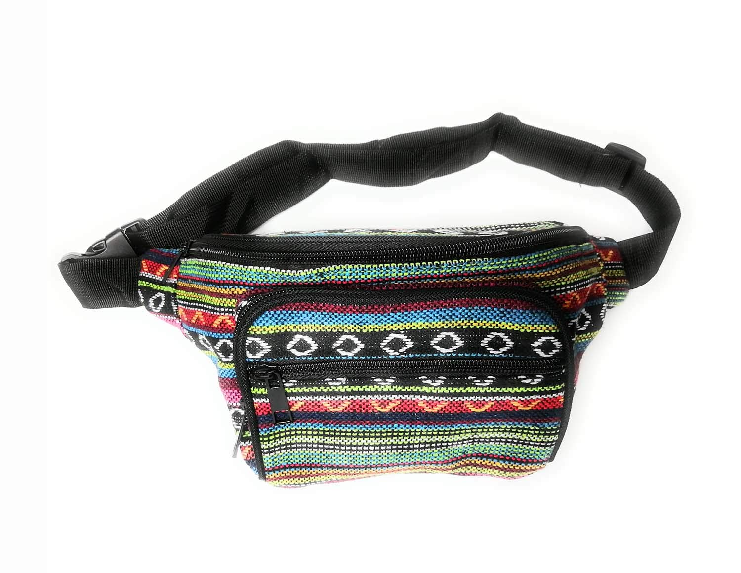 KGM Accessories Mexican pattern Bum bag Waist bag Fanny pack - Travel Festival Bag (multi)