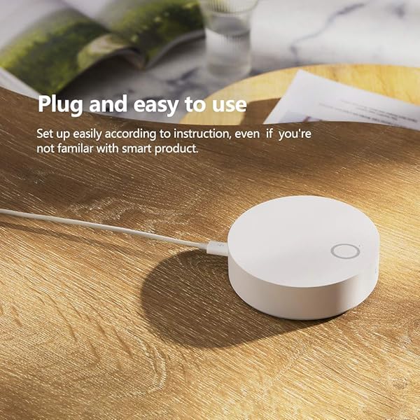 eMylo Smart Wireless ZigBee Gateway Smart Home ZigBee Hub Bridge Wireless Central Control Hub Stellen Sie eine Verbindung mit Zigbee Smart Produkten