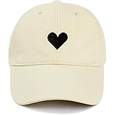 Zando Trendy Valentines Heart Baseball Caps for Women Men Girls Dad Adjustable Cute Cotton Ball Cap for Golf Tennies Travel