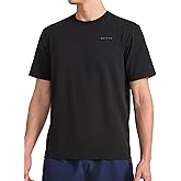 Reebok Mens Short Sleeve Crewneck Embroidered T-Shirt, Standard Fit, Lightweight Stretch Cotton Fabric