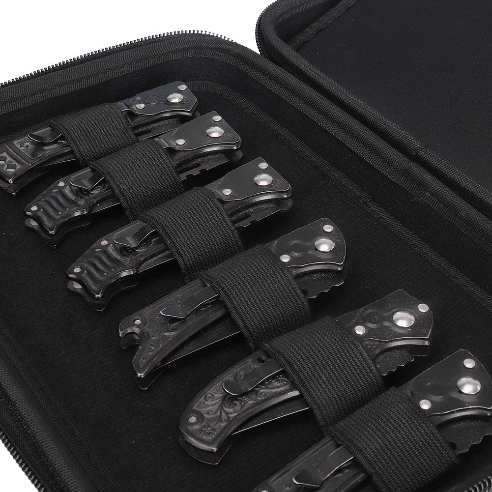 Pocket Knives Case, Folding Knives Display Case, Small Knife Storage Cases, Folding Knife Storage Box with 14 Slots, Hand Tools Case: Home Improvement