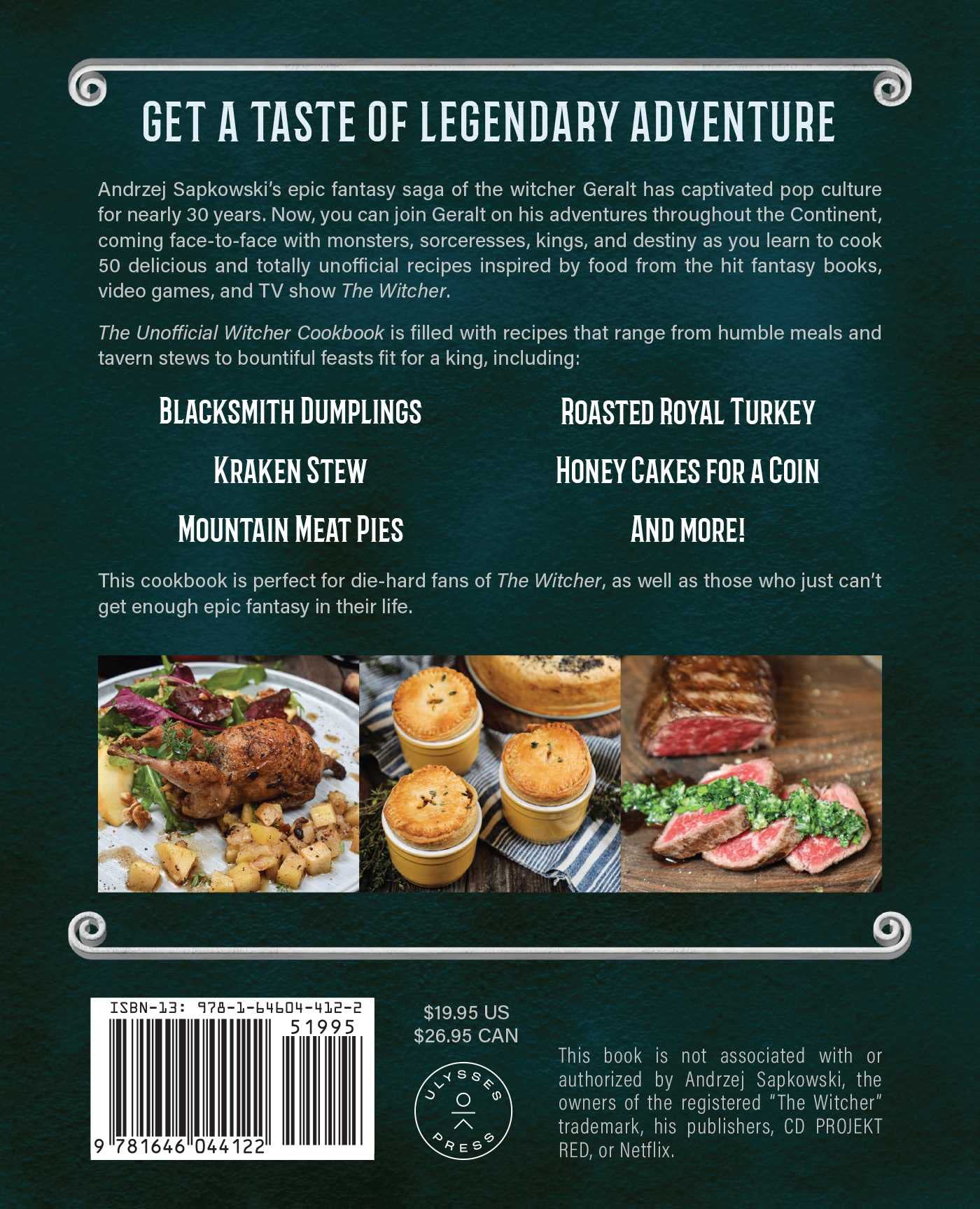 The Unofficial Witcher Cookbook: Daringly Delicious Recipes for Fans of the Fantasy Classic (Gifts for Movie & TV Lovers)